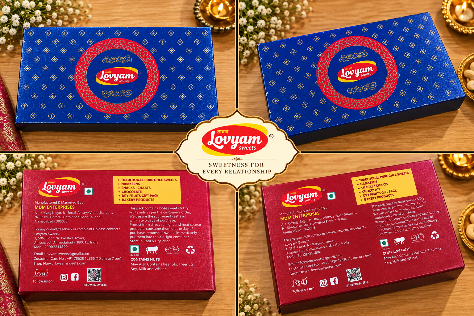 Royal Blue Gift Box
