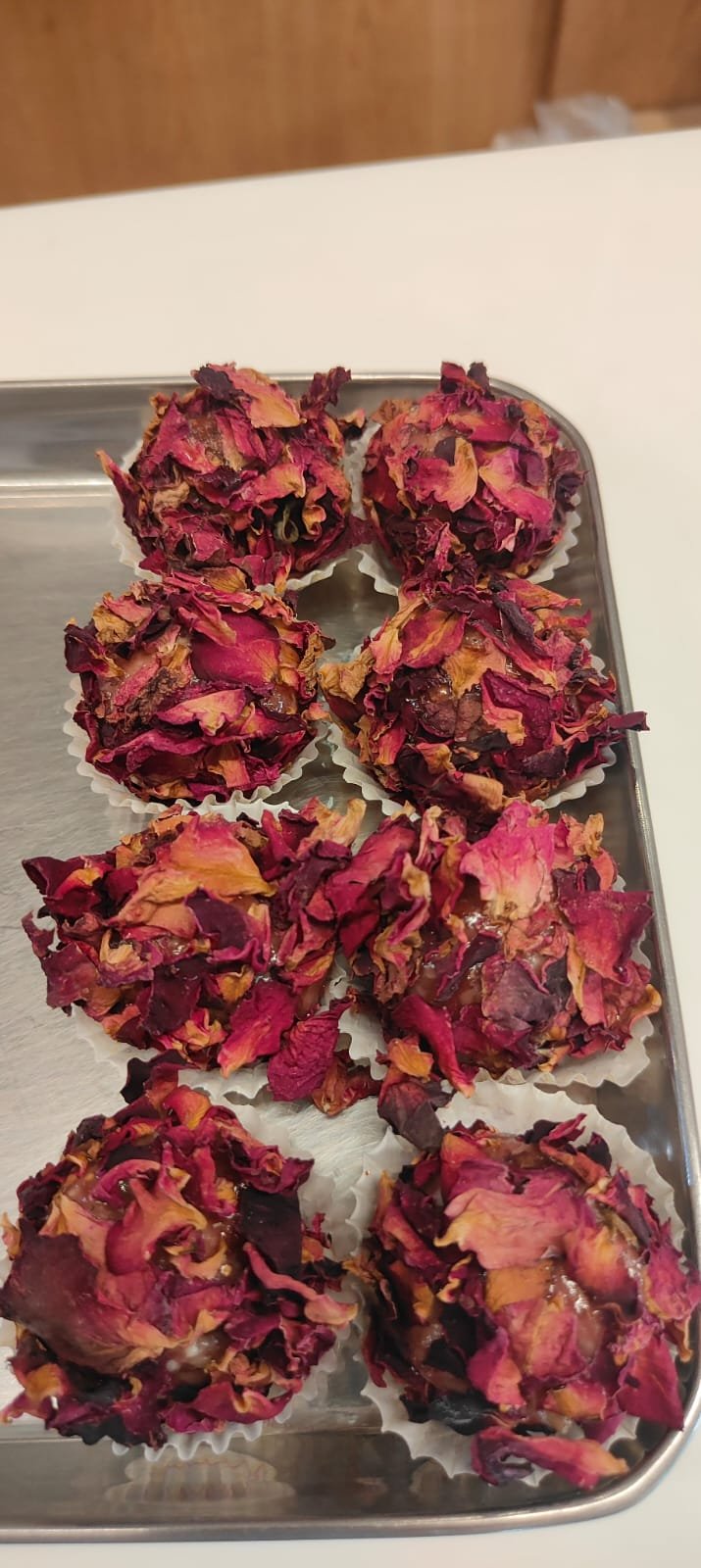 Rose Dry Fruit Laddu